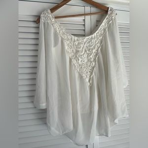 Women sleeveless blouse with lining,